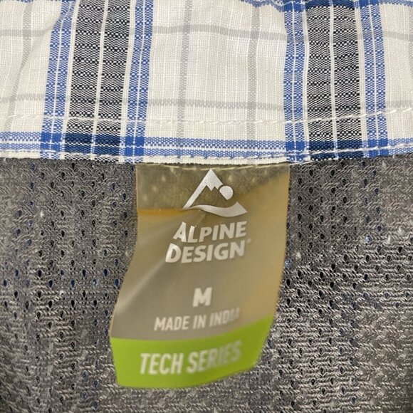 Alpine Design Tech Series Button Up Shirt Men's M Outdoor Fishing Vented Hike - Picture 6 of 14